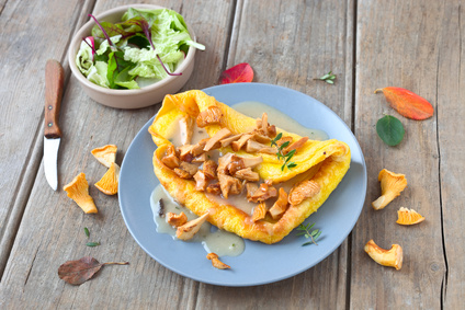 Omelette Champignons gruyère